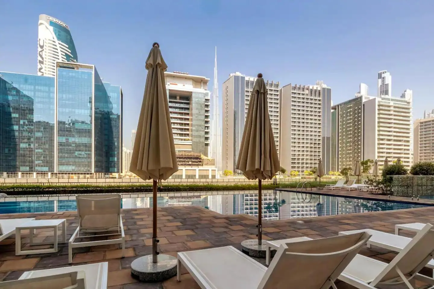 Stunning 2-Bedroom Business Bay Apartment With Burj Khalifa View & Huge Balcony Dubaj 0*,  Spojené arabské emiráty